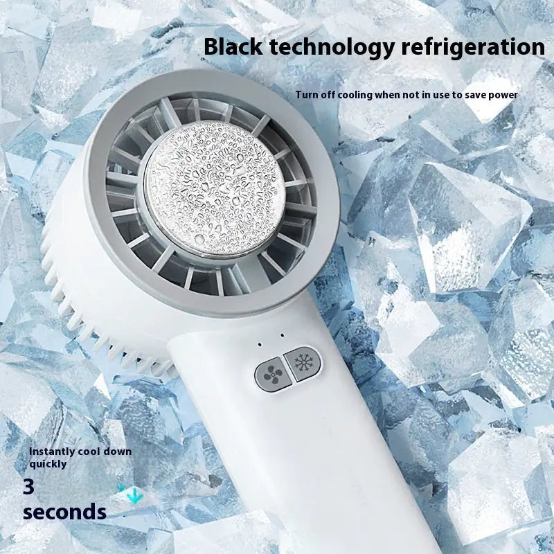 Handheld Turbo Jet Fan Mini Portable Ice Cold Fan